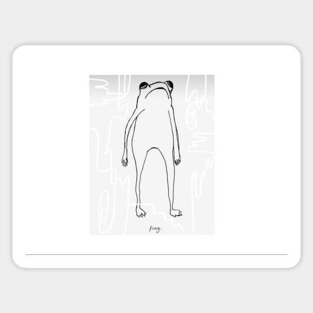 Frog Sticker by IEVA